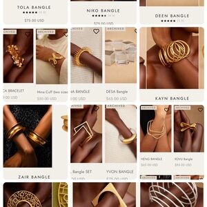 Gold Bangle Set